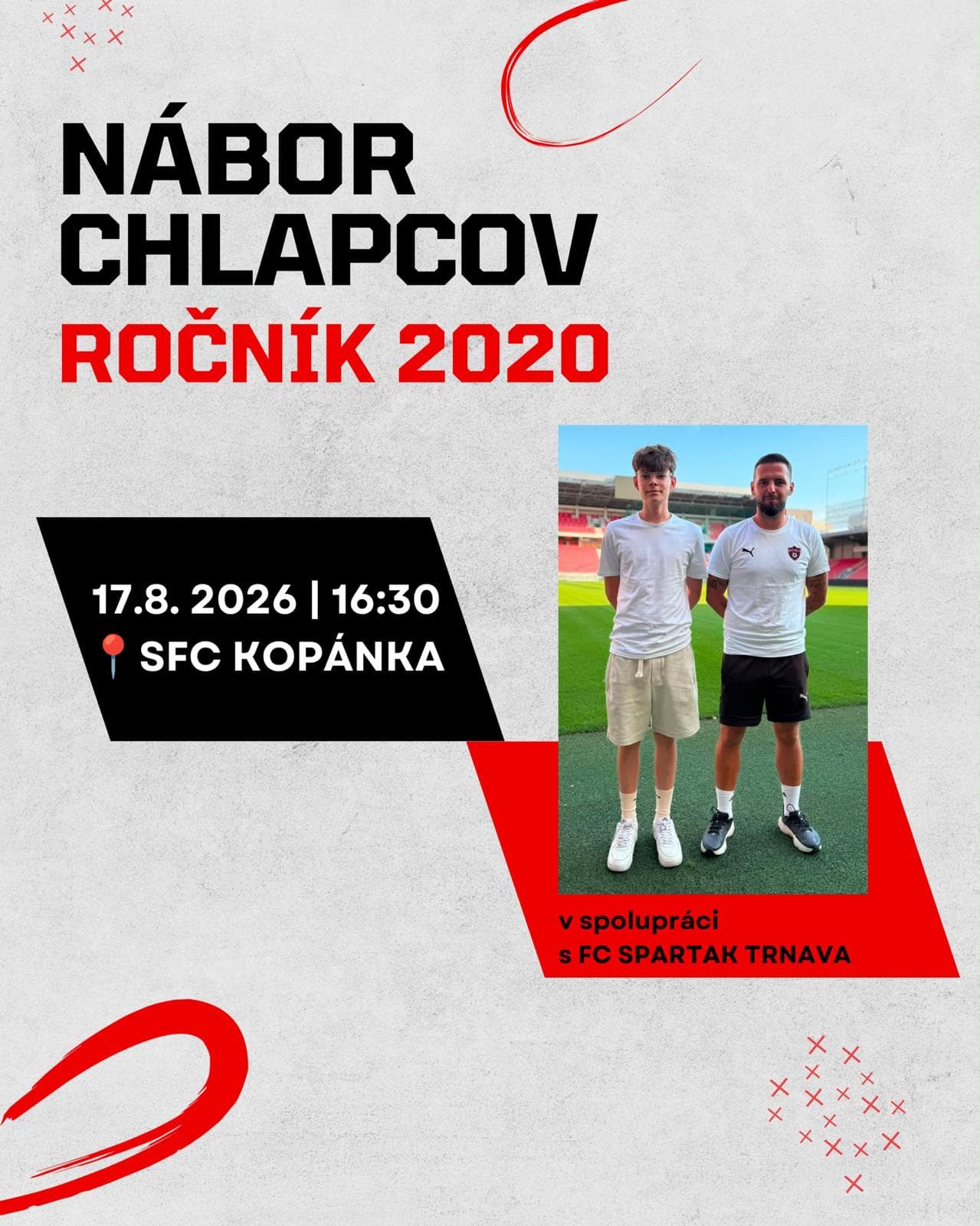 Nabor chlapcov ročník 2020